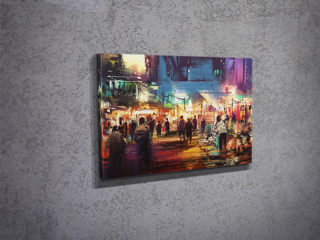 Wallity Dekorativna slika na platnu, 30x40cm, Šarena