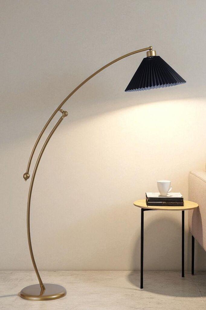 Opviq Podna lampa 8972-4, Zlatne boje