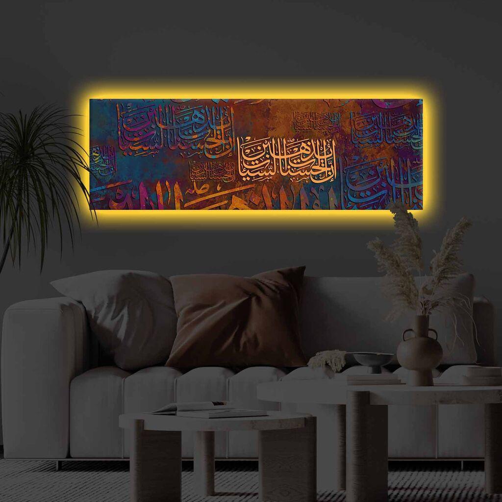 Wallity Slika sa LED osvetljenjem 3090KTLGDACT - 017, 30x90 cm