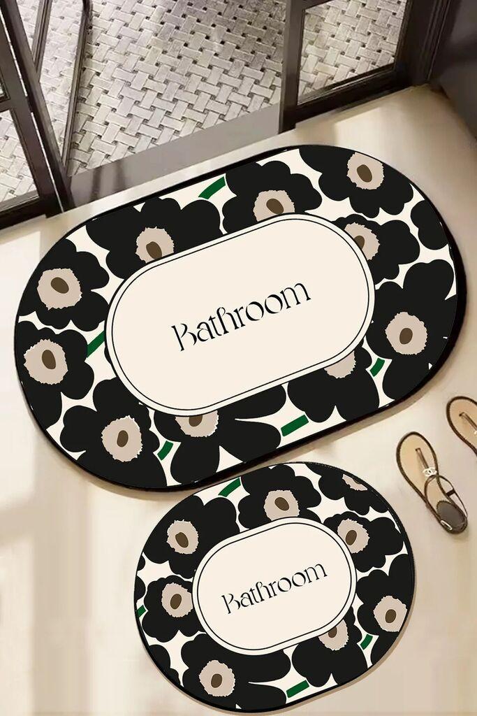 L'essentiel Maison Set prostirki za kupatilo Oweld, 2 dela, Zelena