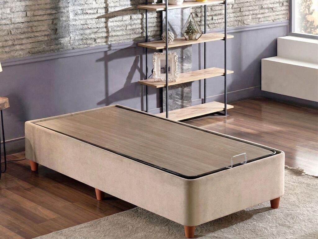 Hanah Home Osnova za krevet Ela, 100x38x200 cm,Kaki