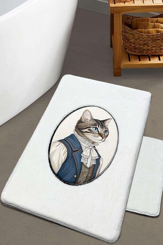 L'essentiel Maison Set prostirki za kupatilo Modcat, Beli