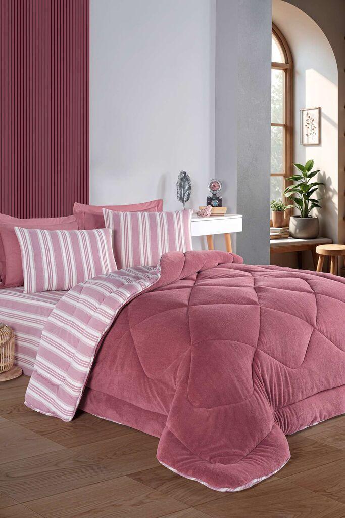 L'essentiel Maison Komplet posteljine, 195x215cm, Crveni