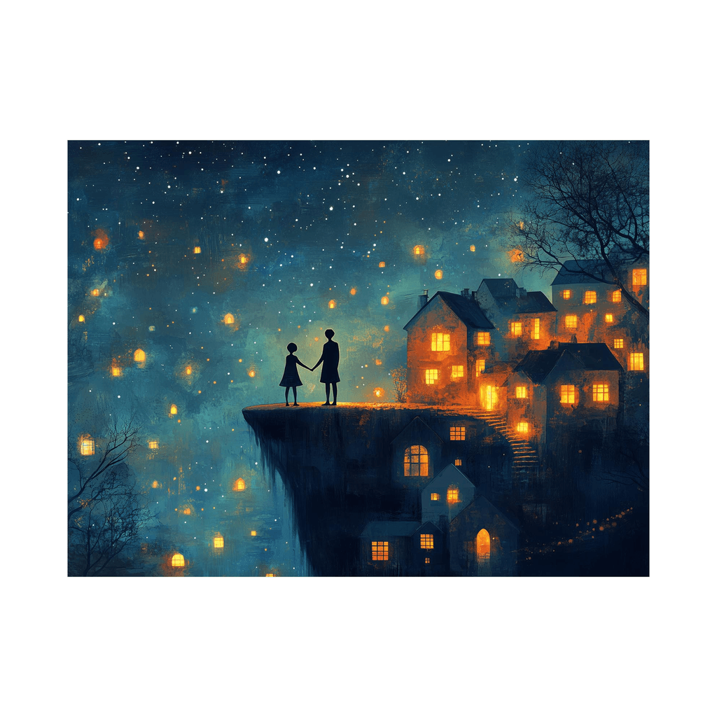 Slika na platnu Na vrhu planine, 60x45cm