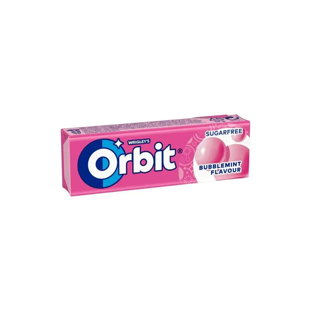 Orbit Žvake Bubblemint, 10 komada