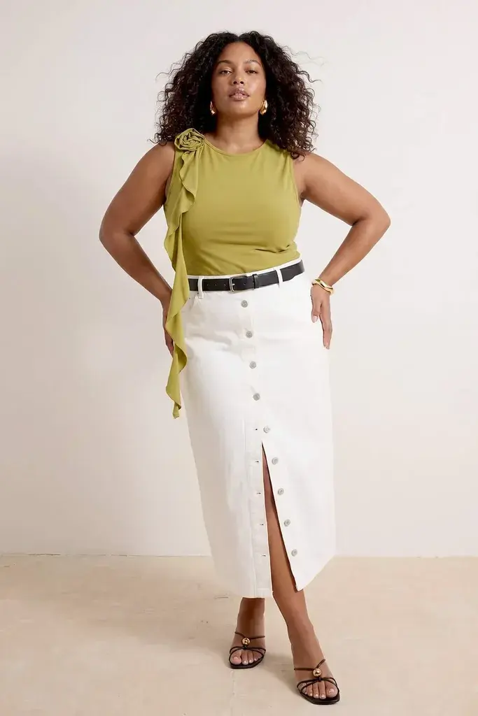 Trendyol Curve Ženska bluza Tbbss26Af00058, Zelena