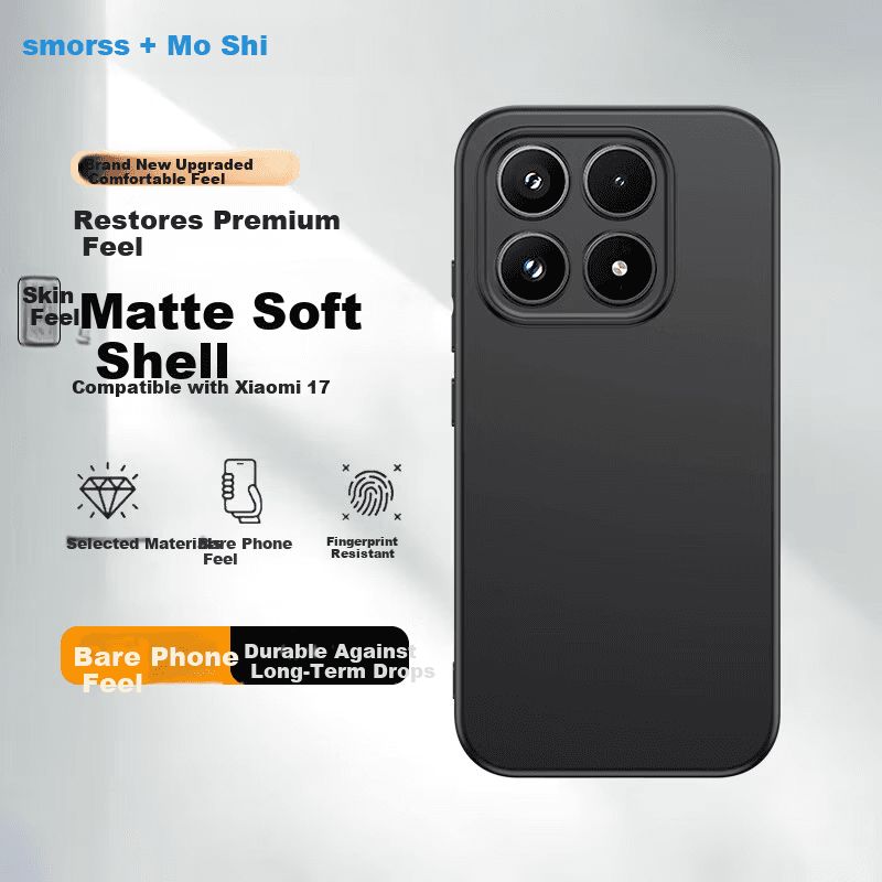 Smorss Maska za mobilni telefon Xiaomi 17, Crna
