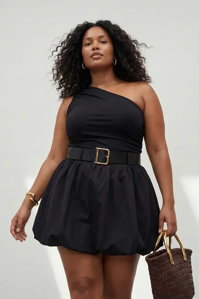 Trendyol Curve Ženska bluza Tbbss26Af00086, Crna