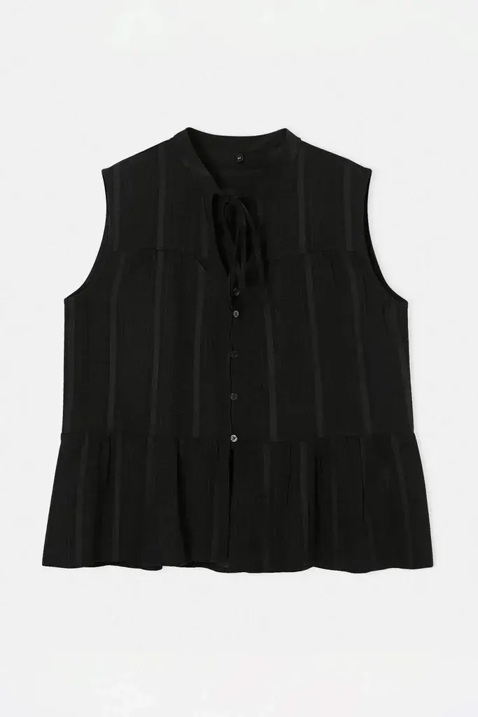 Trendyol Curve Ženska bluza Tbbss26Af00129, Crna