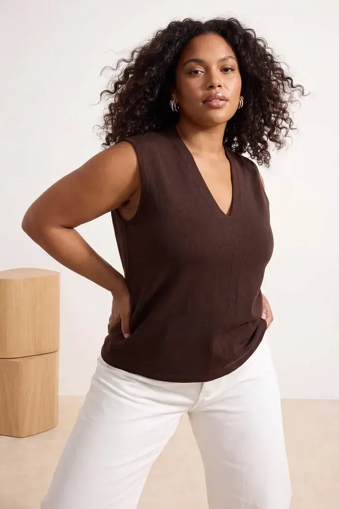 Trendyol Curve Ženska bluza Tbbss26Af00050, Braon
