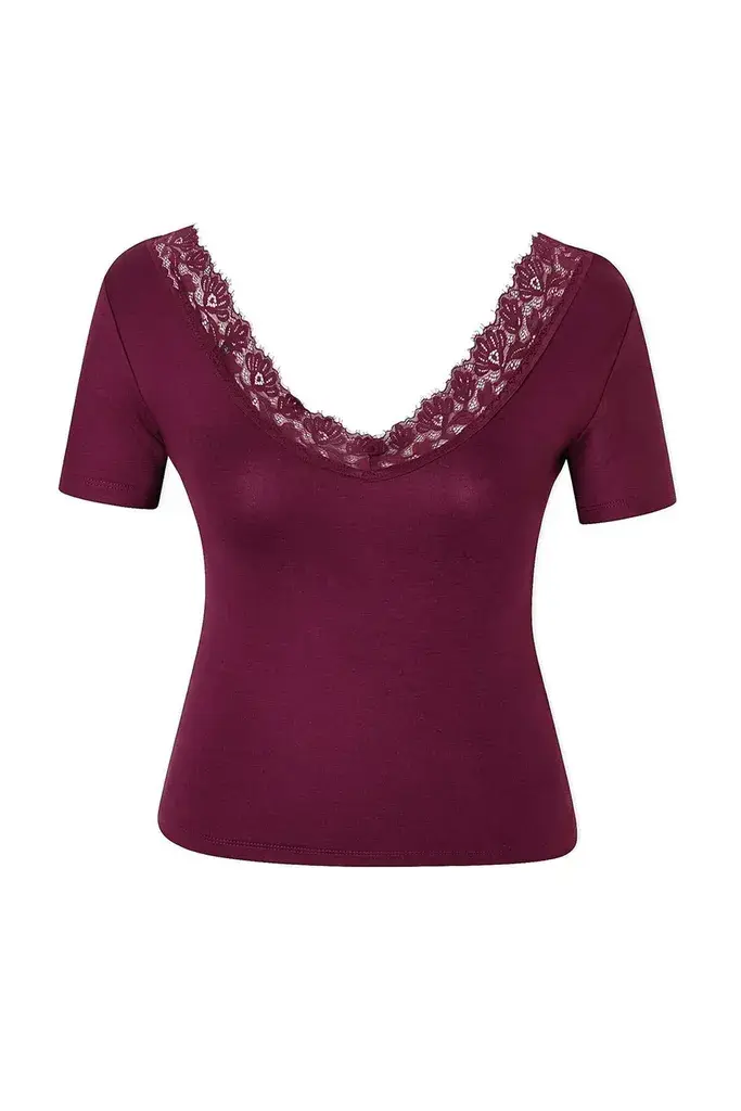 Trendyol Curve Ženska bluza Tbbss26Af00189, Ljubičasta