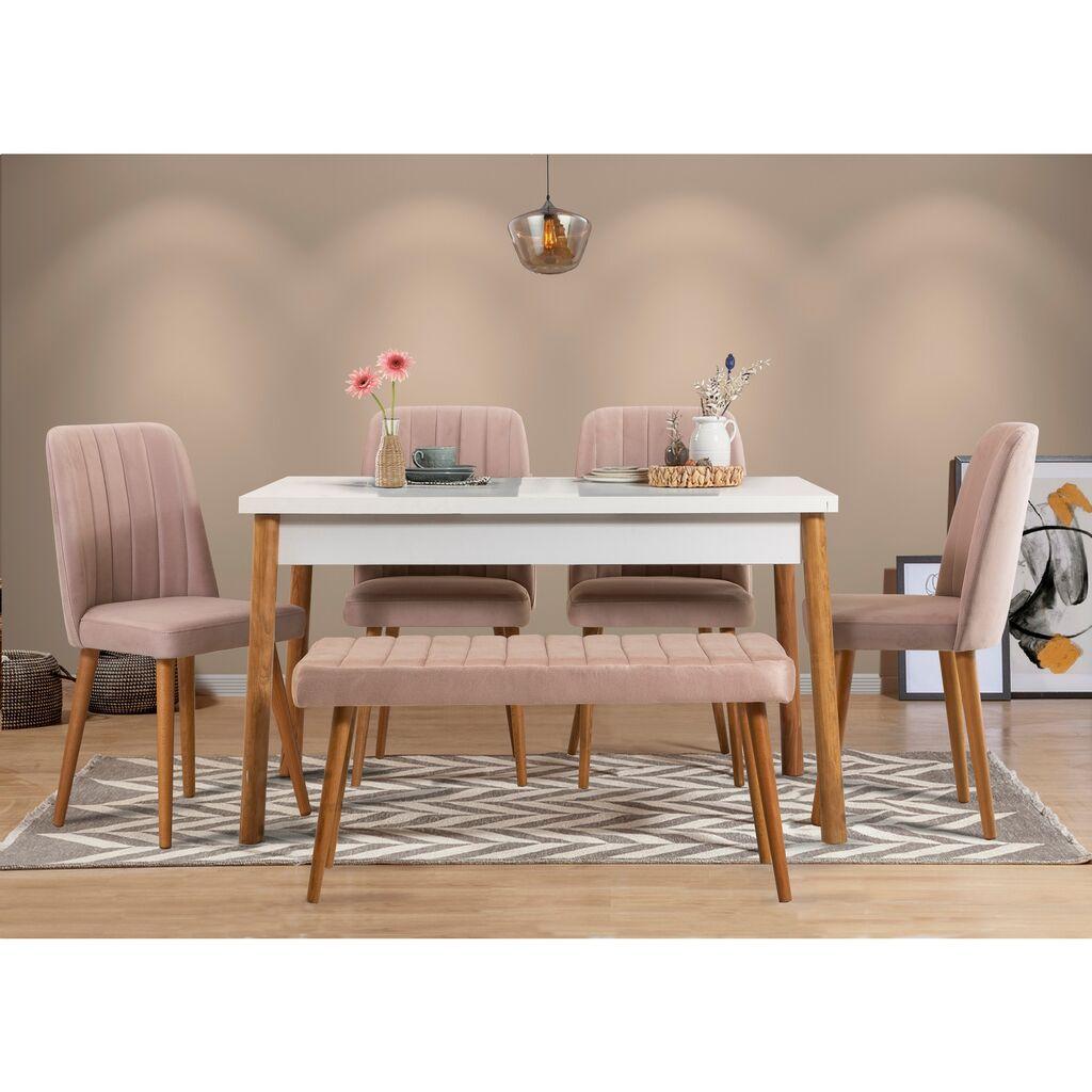 Hanah Home Trpezarijski set Costa 0900-2 AB, 6 delova,  Krem