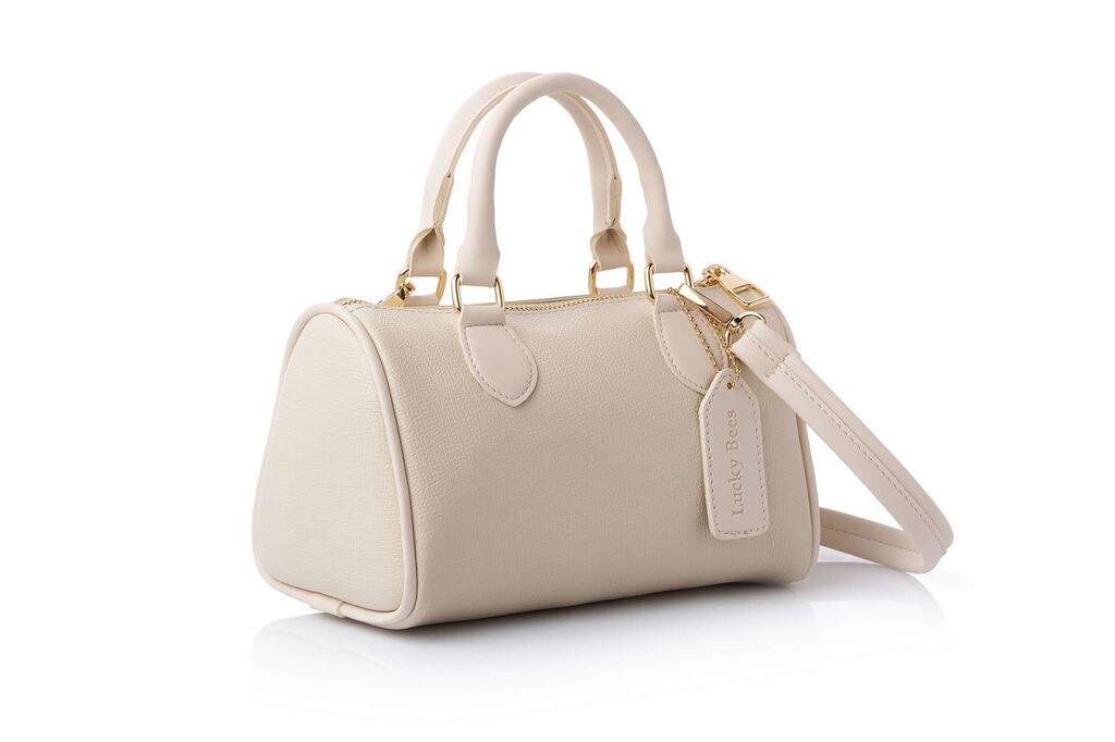 Lucky Bees Ženska torbica Joan, Krem