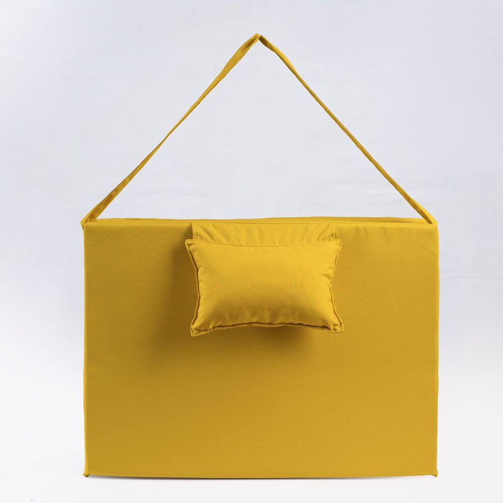 Hanah Home Sklopivi krevet Myc06, 55x180x5 cm, Žuti