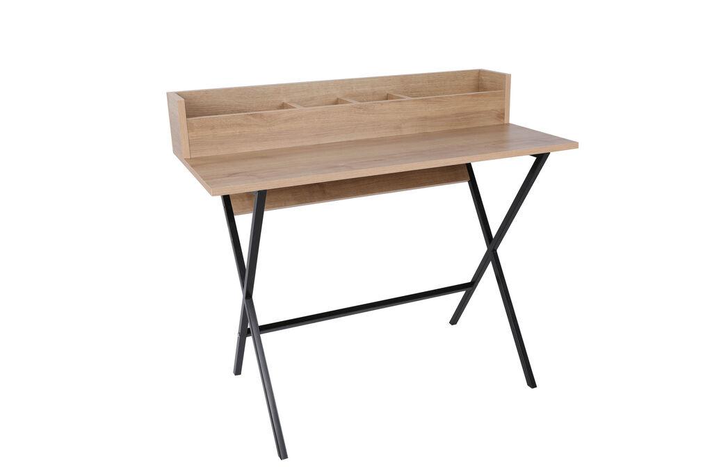 Hanah Home Sto za šminkanje Cusco, 100x50x89 cm, Boje oraha