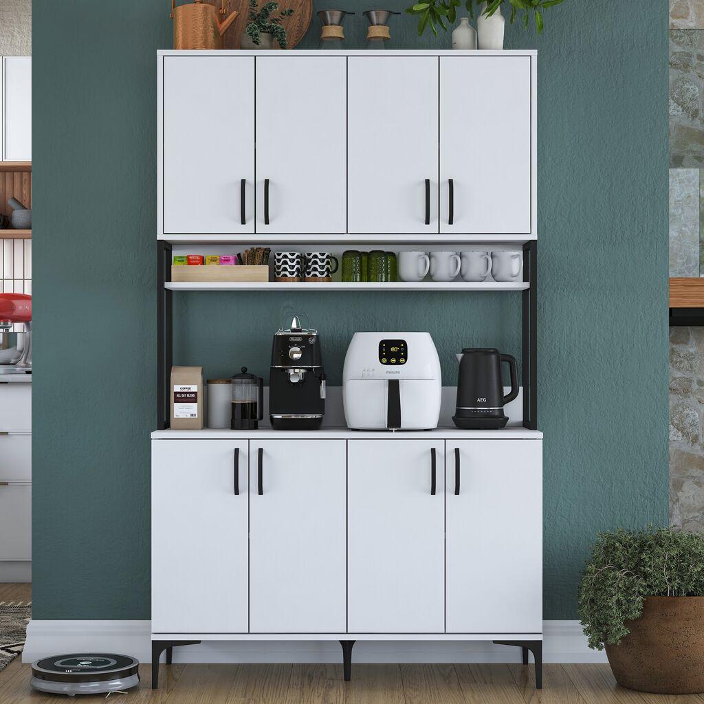 Hanah Home Komoda JE173 3287, 120x198.6x40 cm, Bela