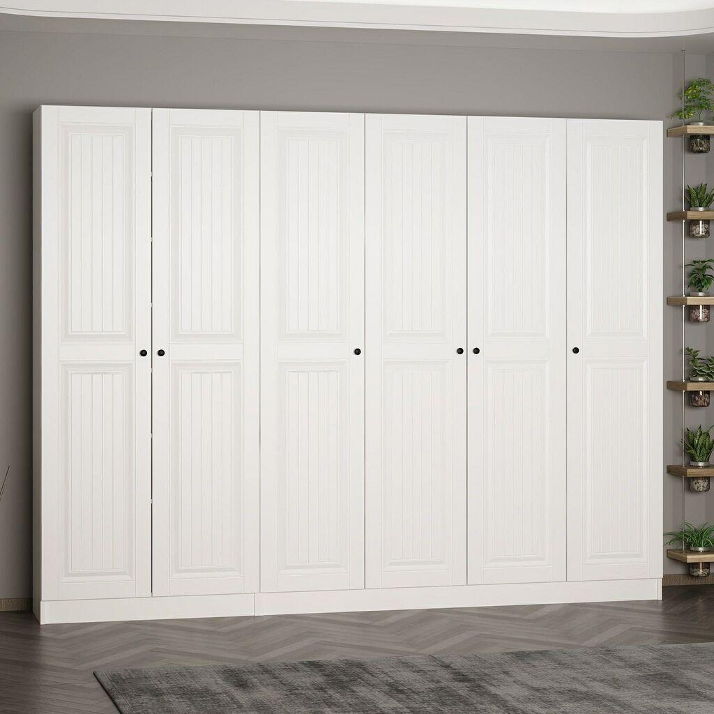 Hanah Home Ormar za hodnik Noah 8246, 270x210x35 cm, Beli