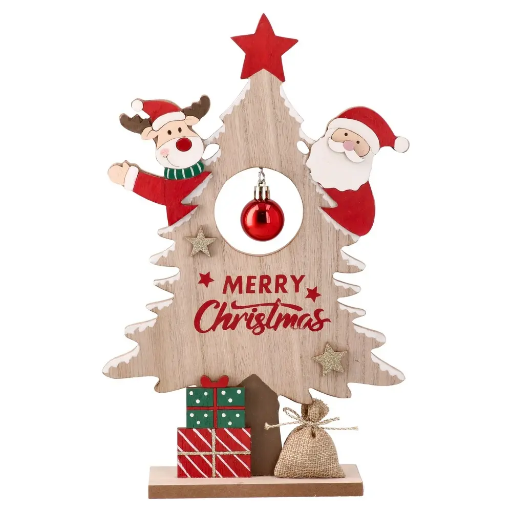 Festa Novogodišnja dekoracija Deda Mraz i irvas Rudolf