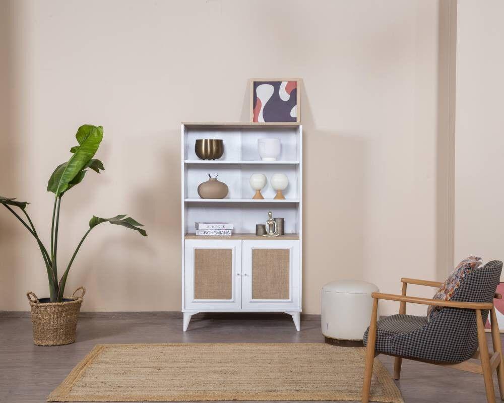 Hanah Home Polica za kuću Mount, 90x158x41 cm, Bela