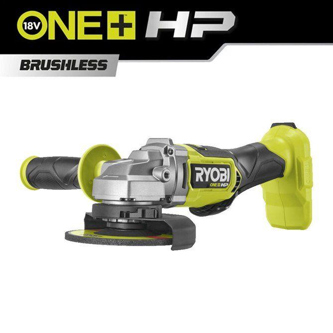 Ryobi Akumulatorska ugaona brusilica, Bez četkica, 125mm, 18V ONE+ HP, RAG18X125-0