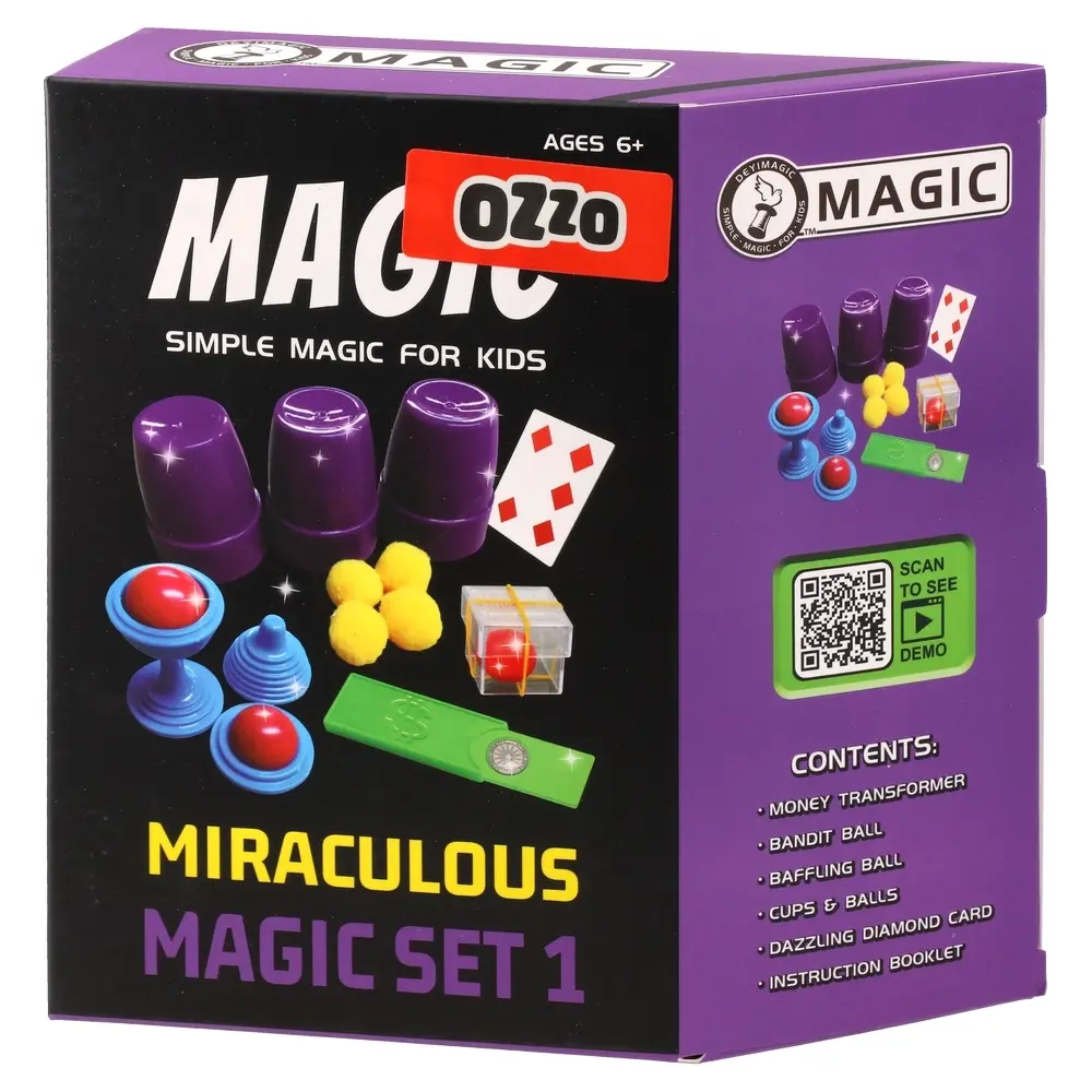 Ozzo Set sa magičnim trikovima Miraculous Magic set 1