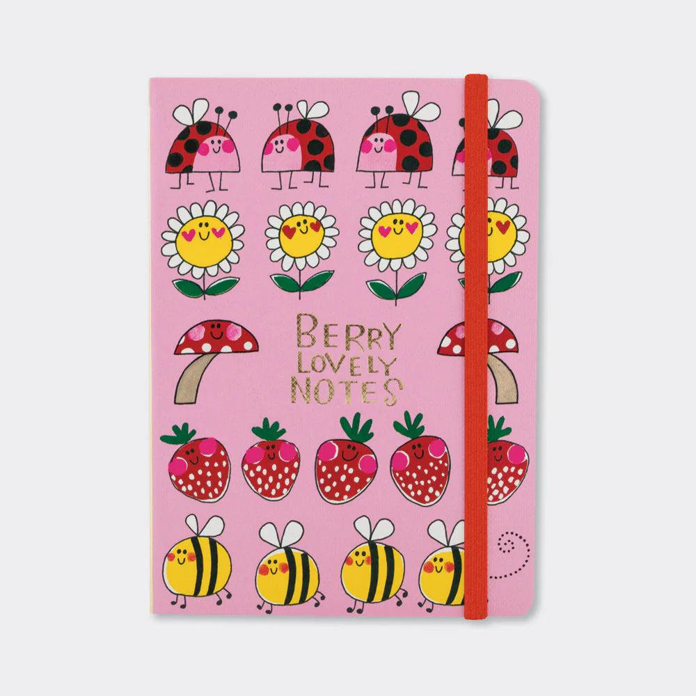 Rachel Ellen Rokovnik Berry lovely, A6, Roze