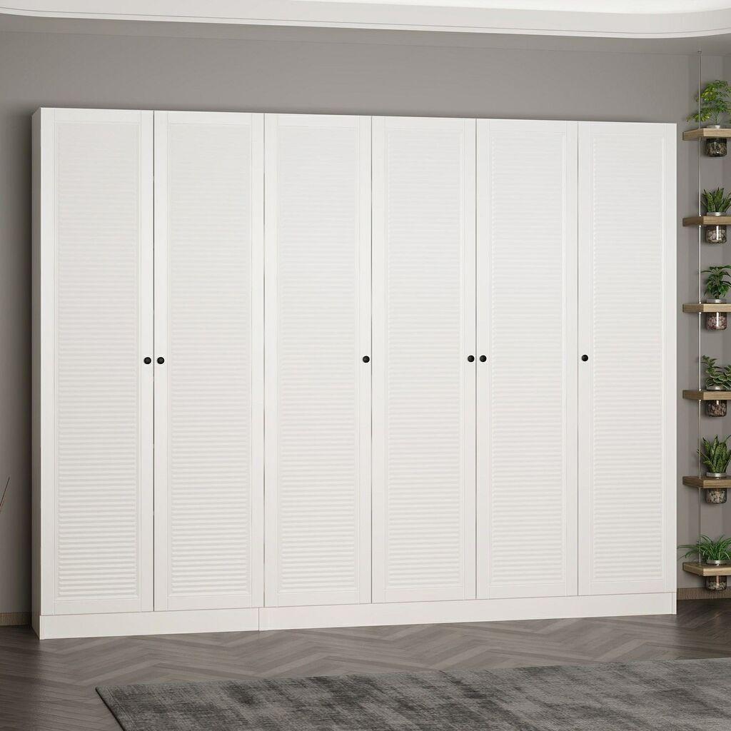 Hanah Home Ormar za hodnik Noah 8461, 270x210x35 cm, Beli