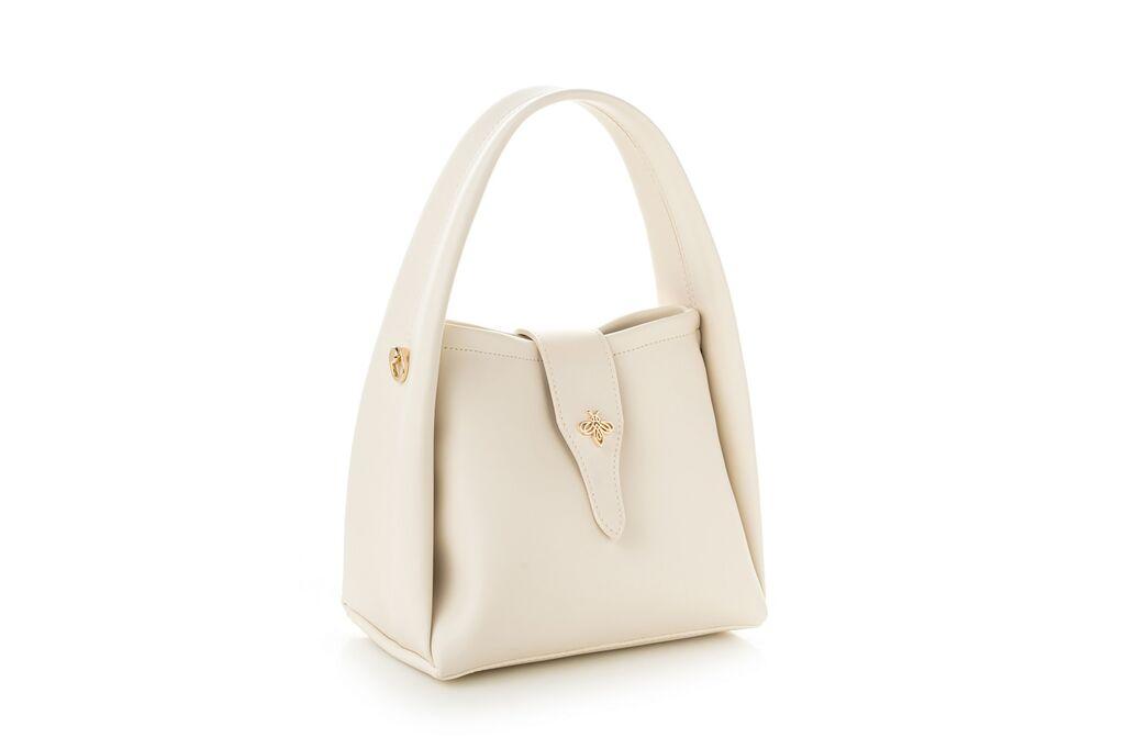 Lucky Bees Ženska torbica 1255, Krem