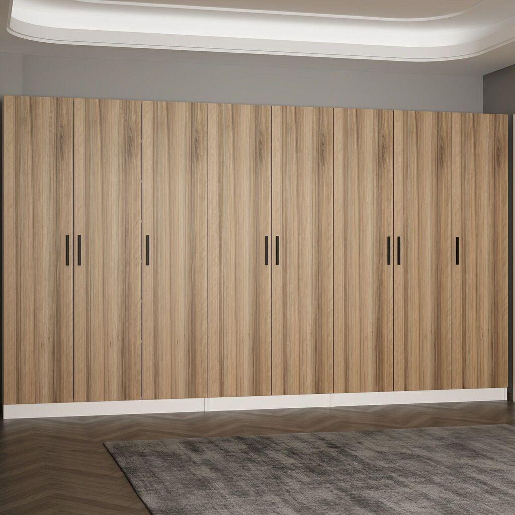 Hanah Home Ormar Noah-8229, 360x210x35 cm, Boje hrasta