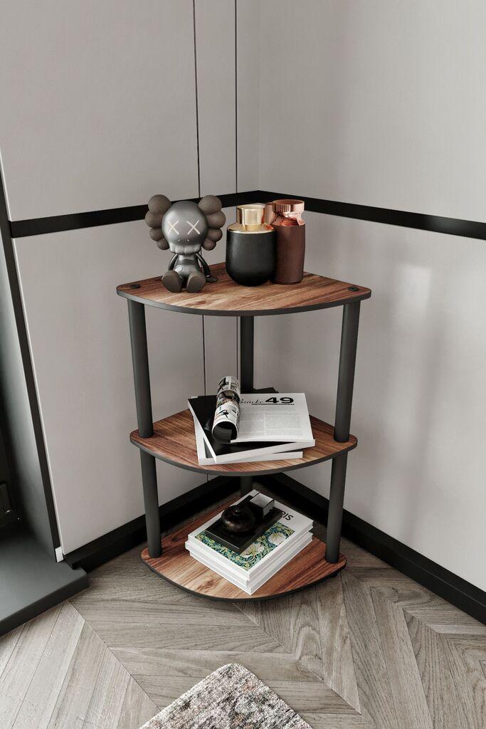 Hanah Home Polica za kuću Bookcase, 34x72x34 cm, Boje oraha