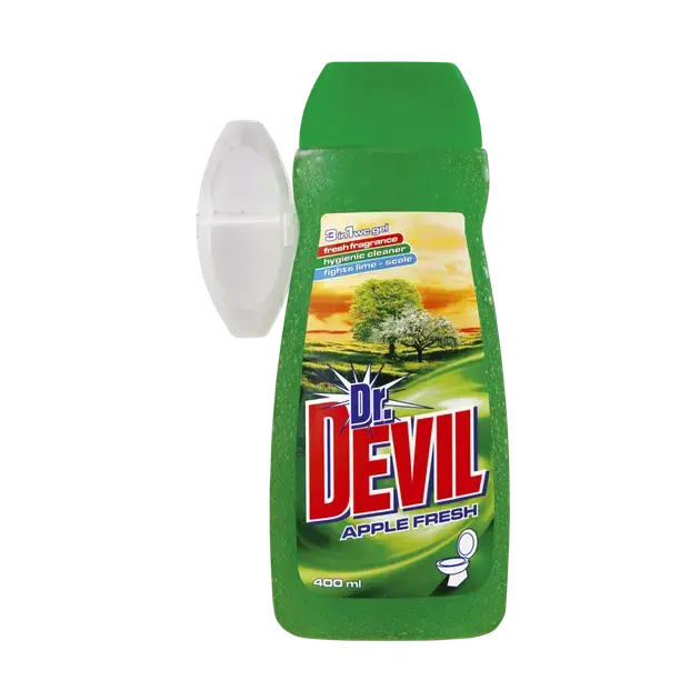 Dr Devil WC gel 3u1 Apple fresh, 400ml