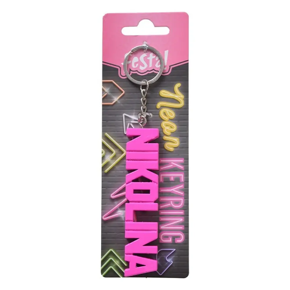 Festa Privezak za ključeve Nikolina, Neonski, Roze