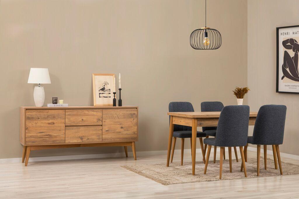 Hanah Home Trpezarijski set Vina 01 0900, Bež