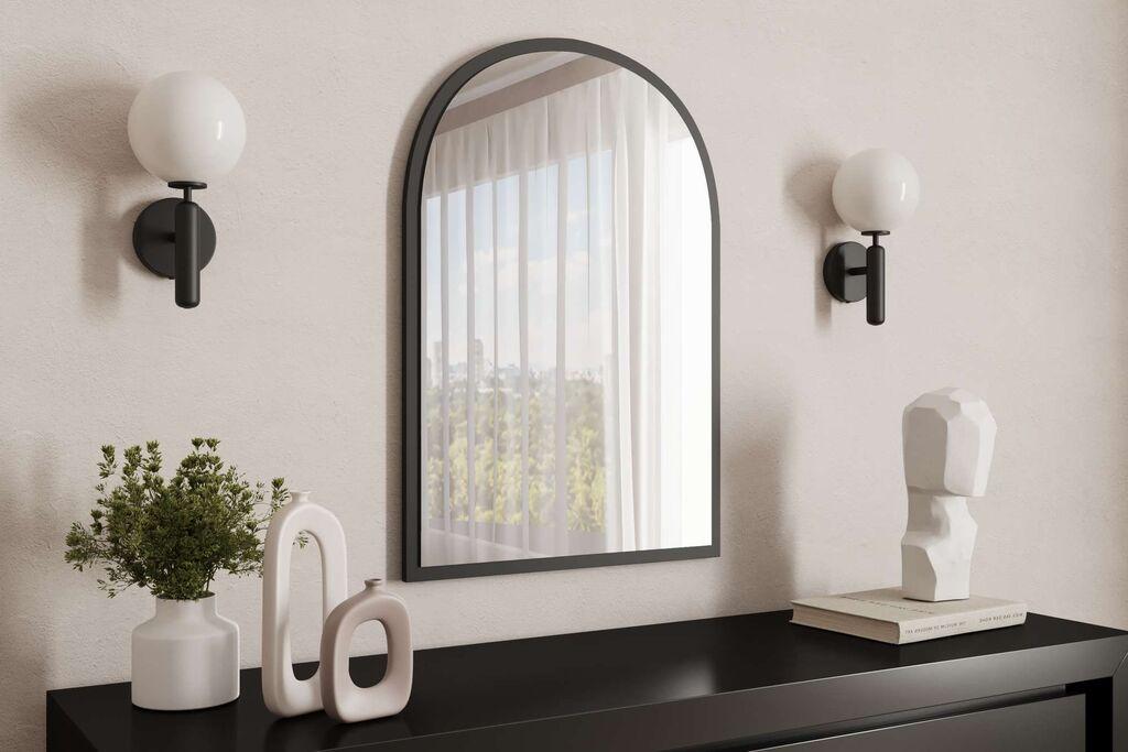 Hanah Home Ogledalo Brilya, Antracit