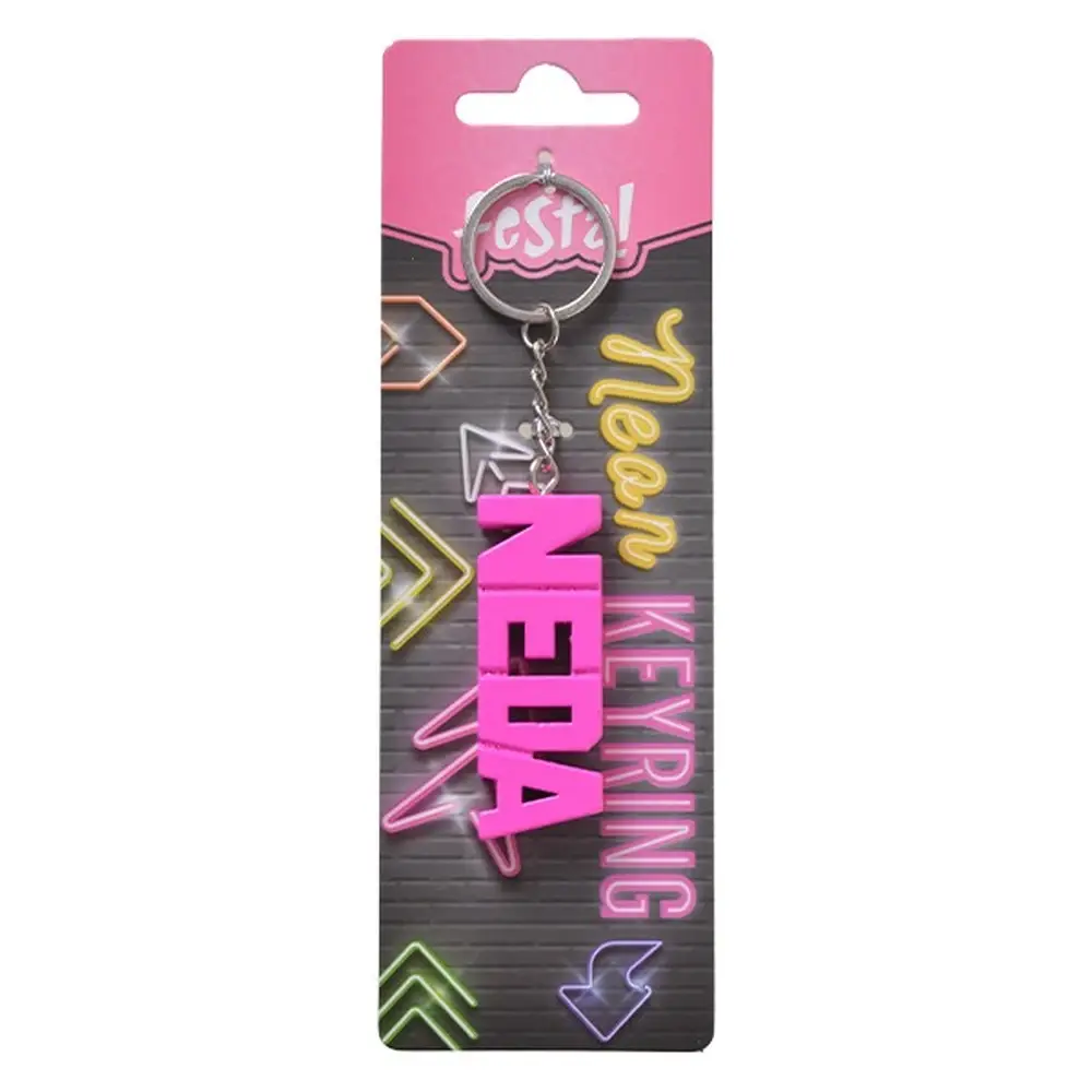 Festa Privezak za ključeve Neda, Neonski, Roze