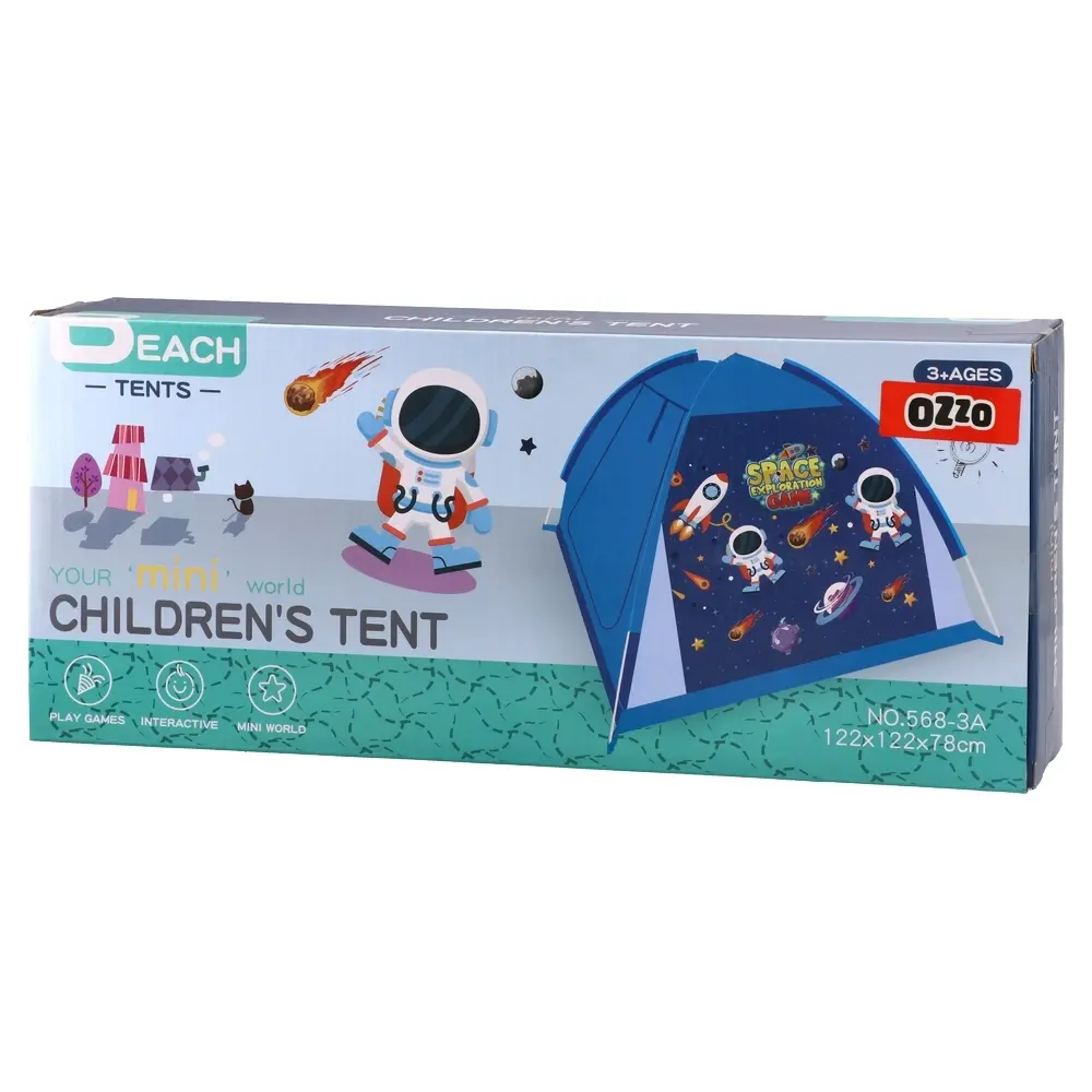 Dečiji šator Ball ocean Svemirska avantura, 122 x 122 x 78 cm, Tamnoplavi