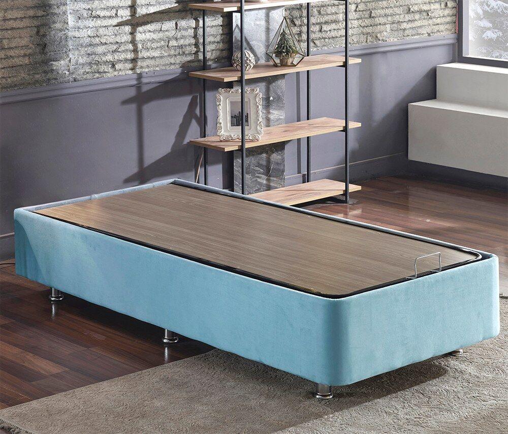 Hanah Home Osnova kreveta Cozy, 90x38x190 cm, Svetloplava