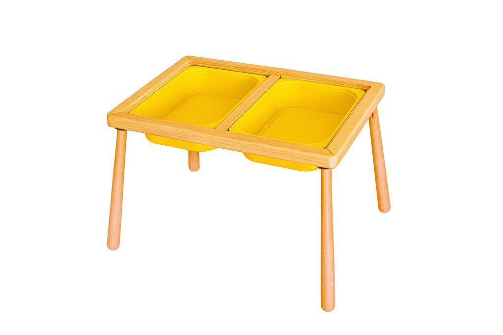 Hanah Home Dečiji sto, 53x52x74 cm, Žuti