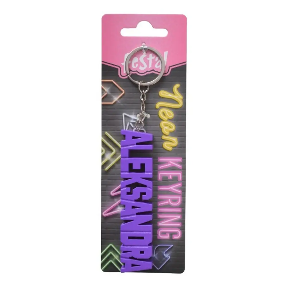 Festa Privezak za ključeve Aleksandra, Neonski, Ljubičasti