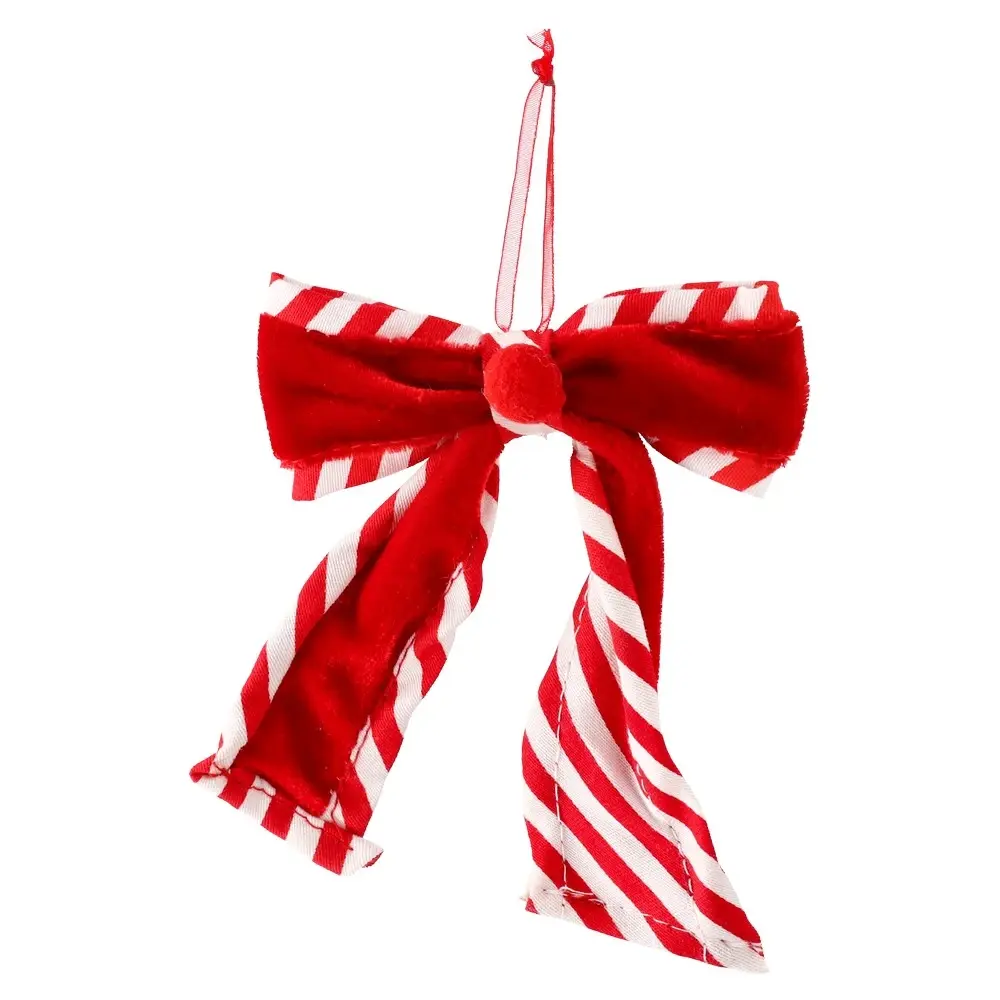 Festa Novogodišnja dekoracija Mašna Jingle, 13 x 11cm, Crveni