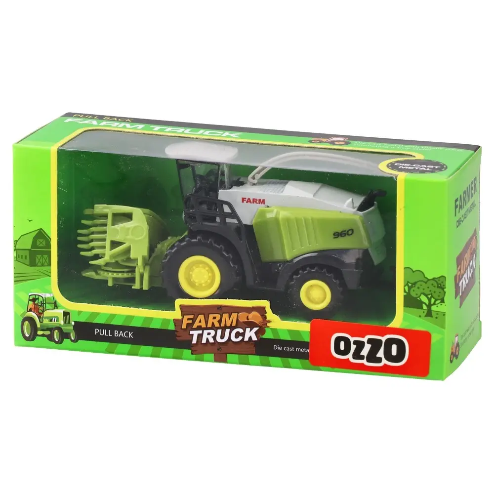 Igračka traktor sa prikolicom Farmer truck, Zeleni