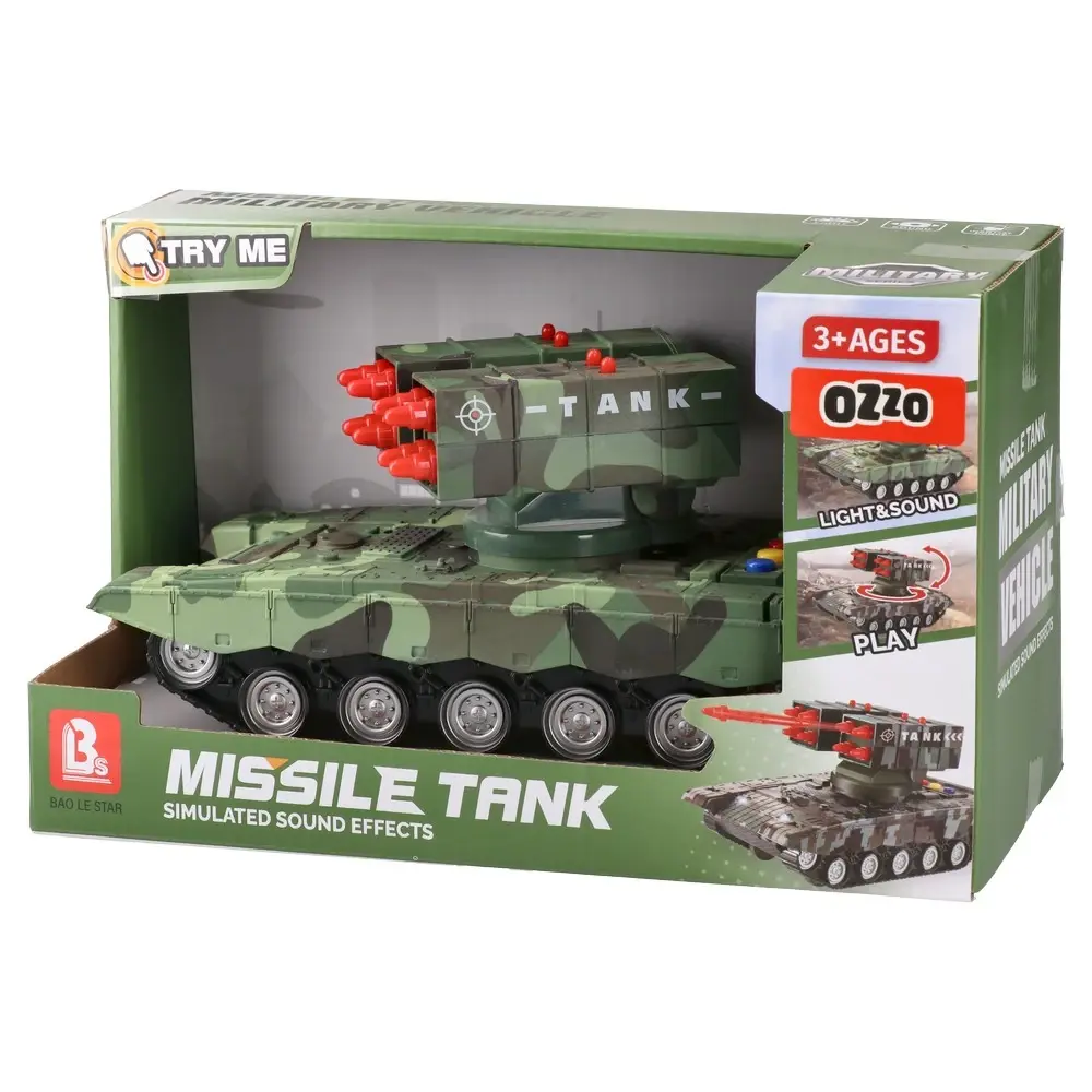 Igračka raketni tenk BS, Zeleni