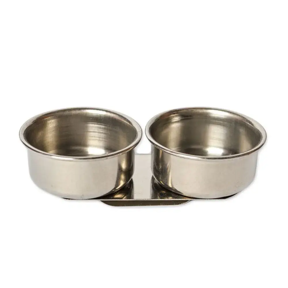 Posuda za mešanje boja Pop able, Dupla, Metalna, Srebrne boje