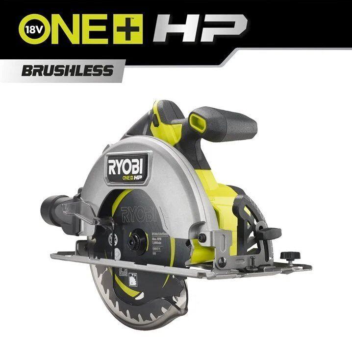 Ryobi Akumulatorski cirkular bez četkica, 18V ONE+ HP, RCS18X-0