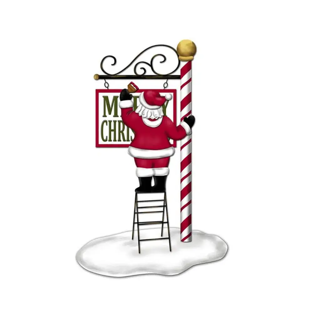 Festa Novogodišnja dekoracija North Pole Tabla, 70 cm, Crvena