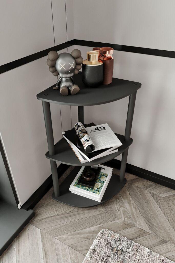 Hanah Home Polica za kuću Bookcase, 34x72x34 cm, Crna