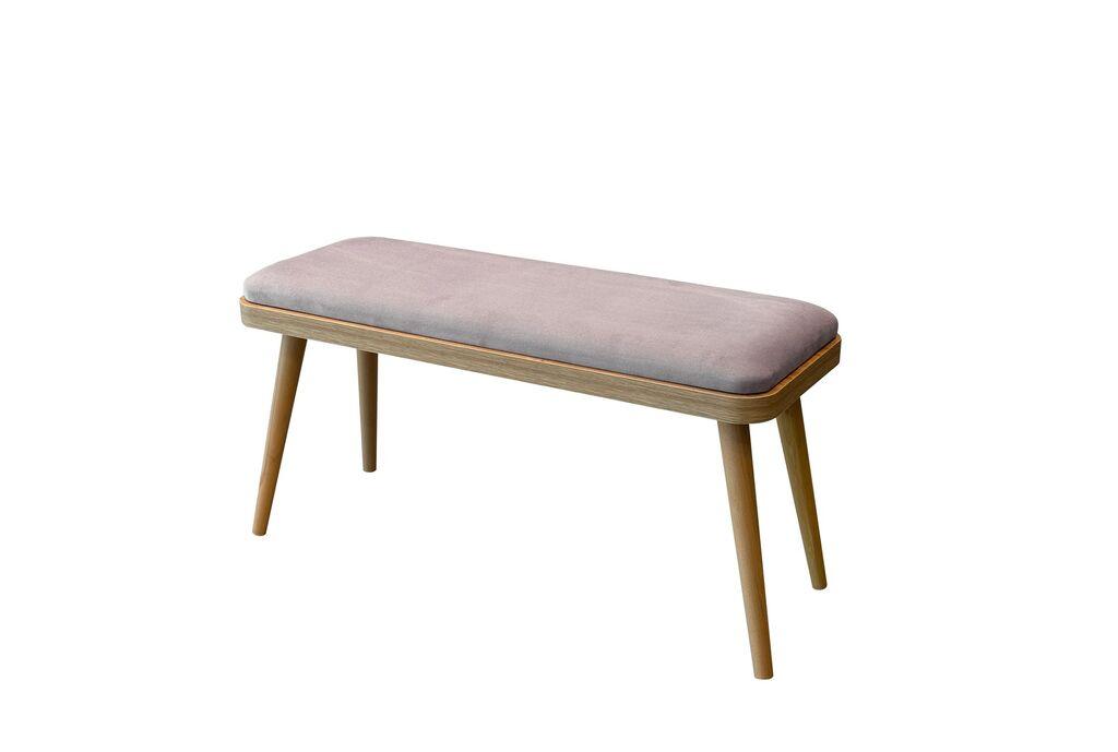 Hanah Home Klupa Vina Mini 0701, 90x46x33 cm, Smeđa