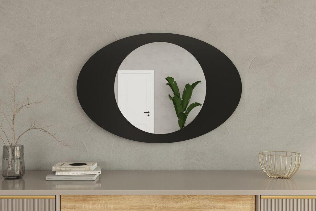 Hanah Home Ogledalo Obble, Crno