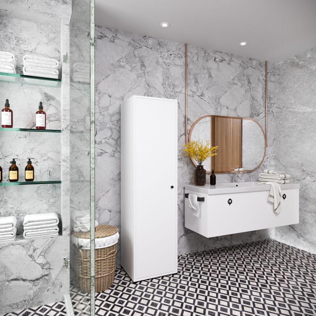 Hanah Home Komoda Era, 40x174x40 cm, Bela