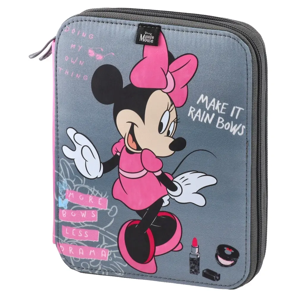 Puna pernica Minnie Mouse More Bows, 2 pregrade, Siva